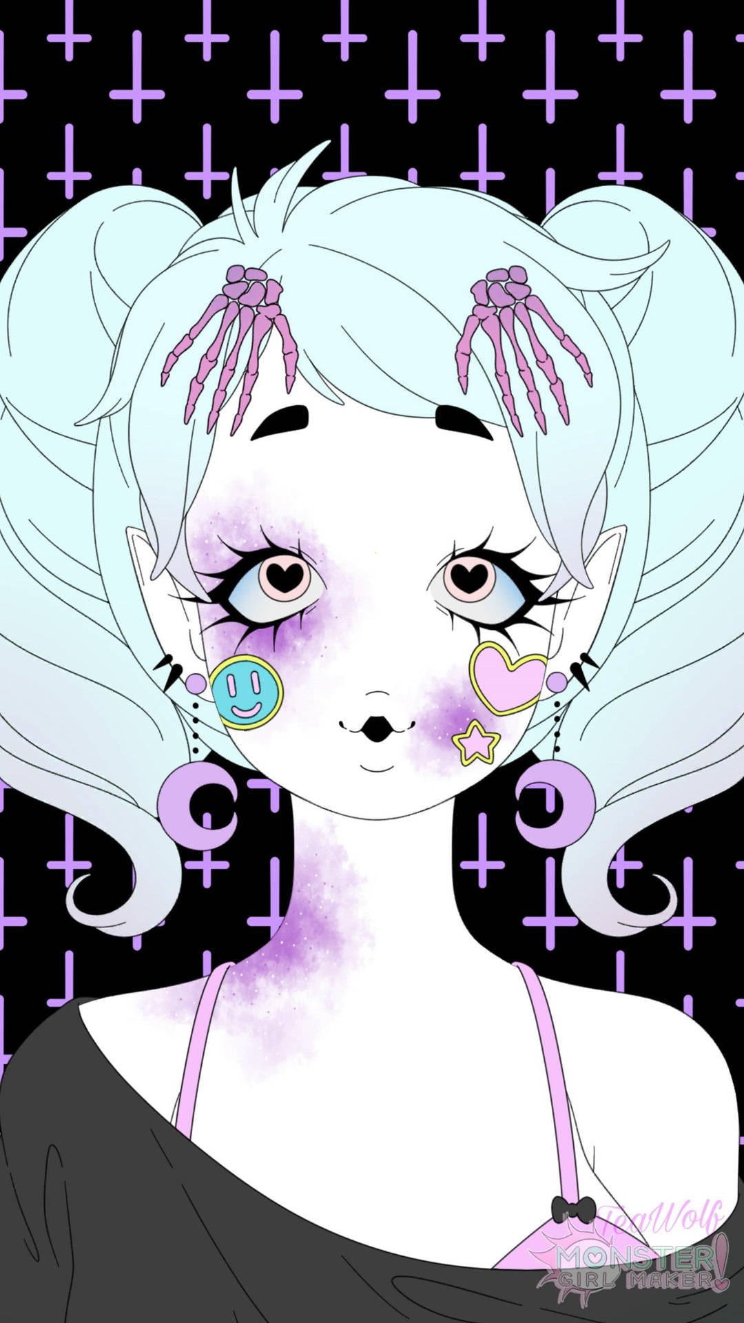 1440X2560 Pastel Goth Wallpaper and Background