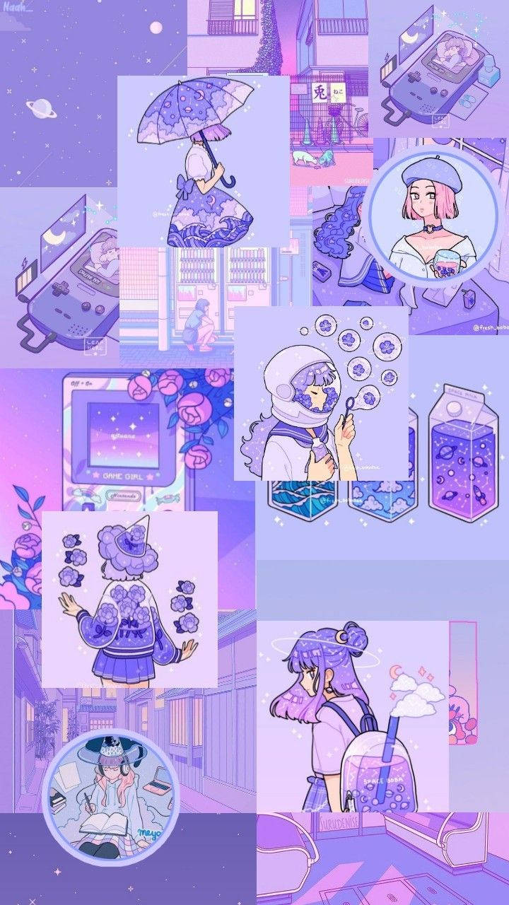 720X1280 Pastel Purple Wallpaper and Background