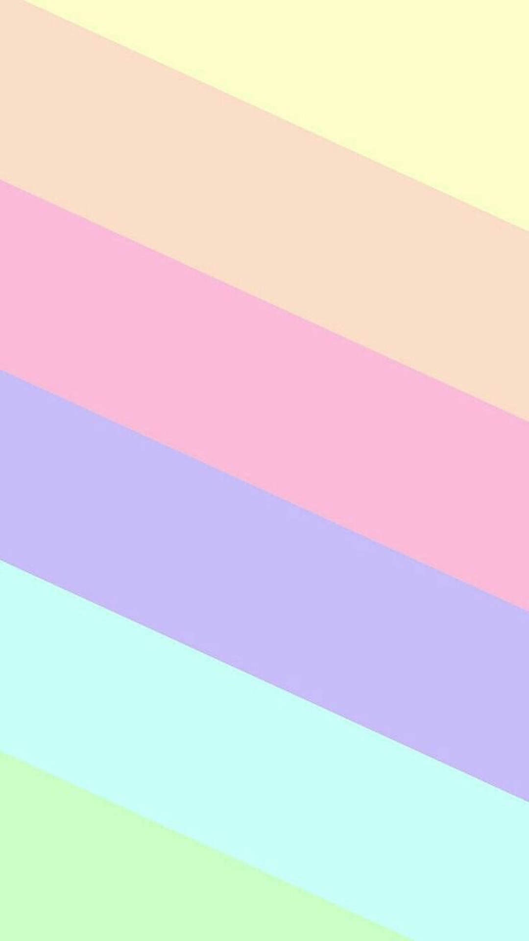 1280X2276 Pastel Rainbow Wallpaper and Background
