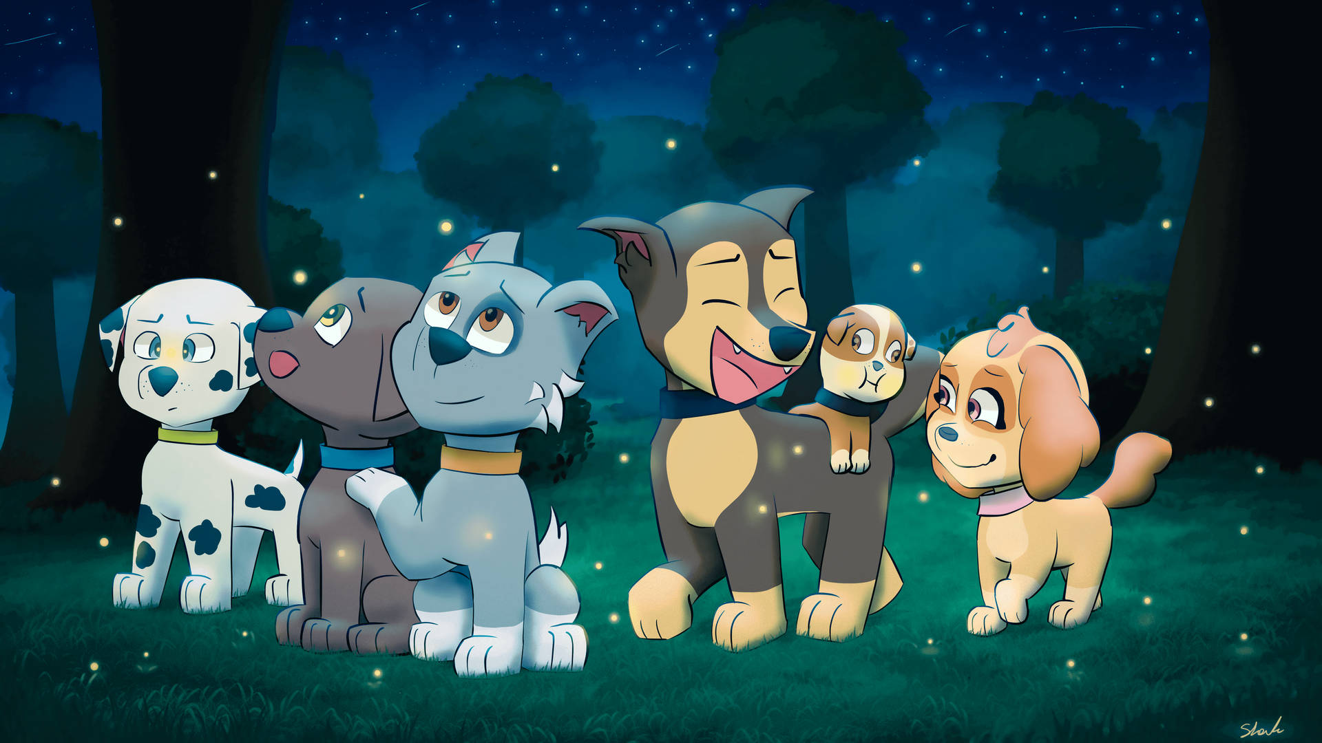 4551X2560 Paw Patrol Wallpaper and Background