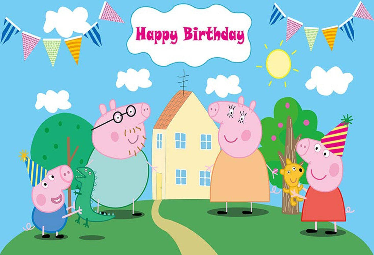 1466X1000 Peppa Pig Wallpaper and Background