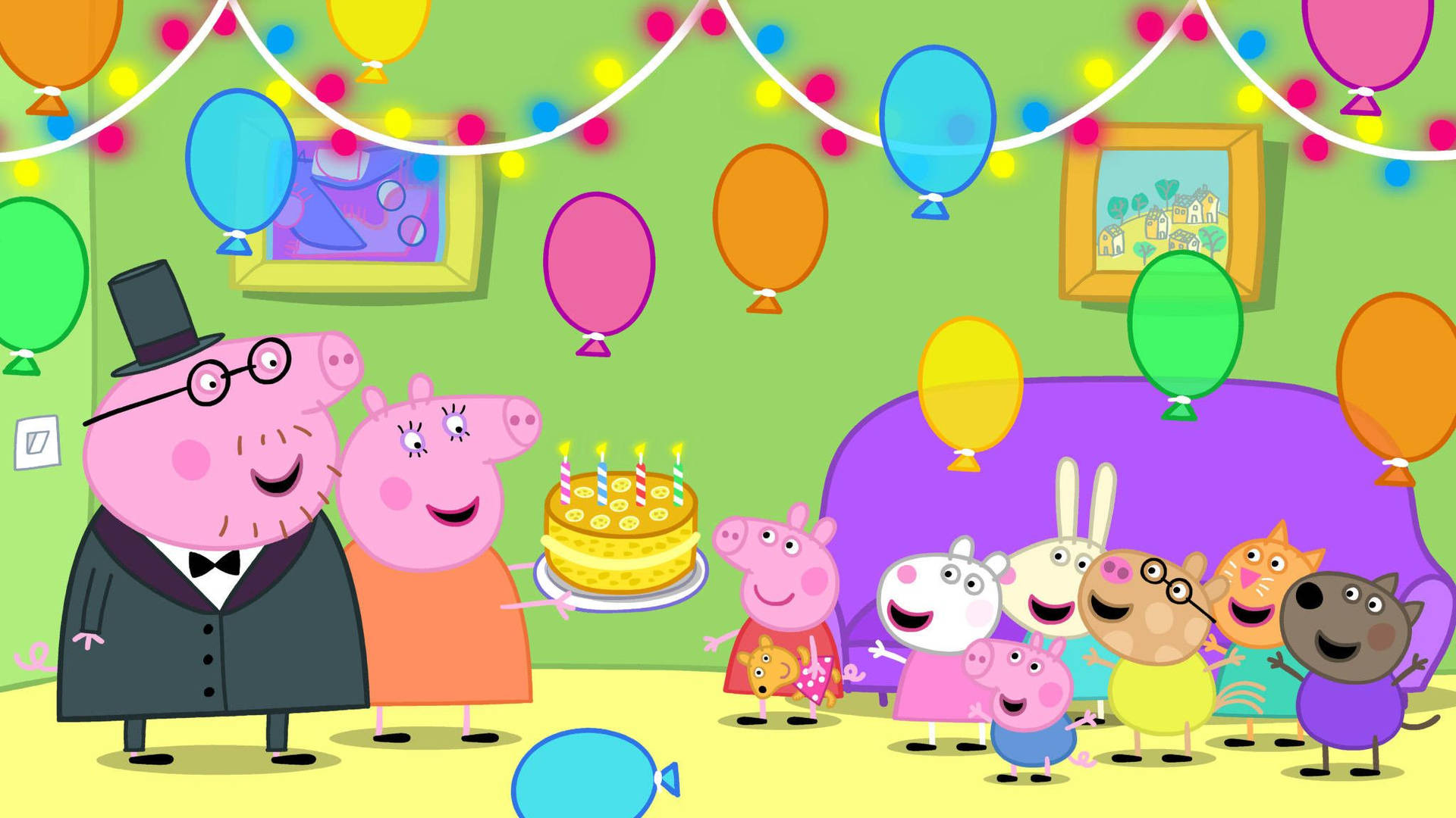 2048X1152 Peppa Pig Wallpaper and Background
