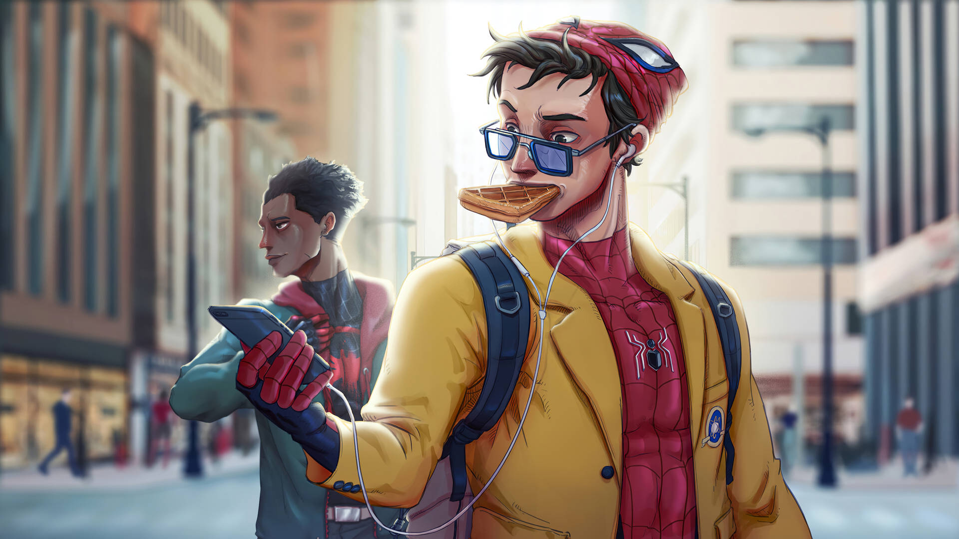 Peter Parker 3840X2160 Wallpaper and Background Image