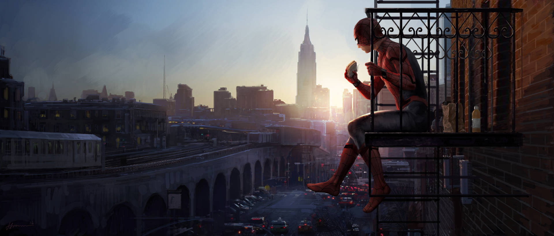 Peter Parker 5875X2500 Wallpaper and Background Image