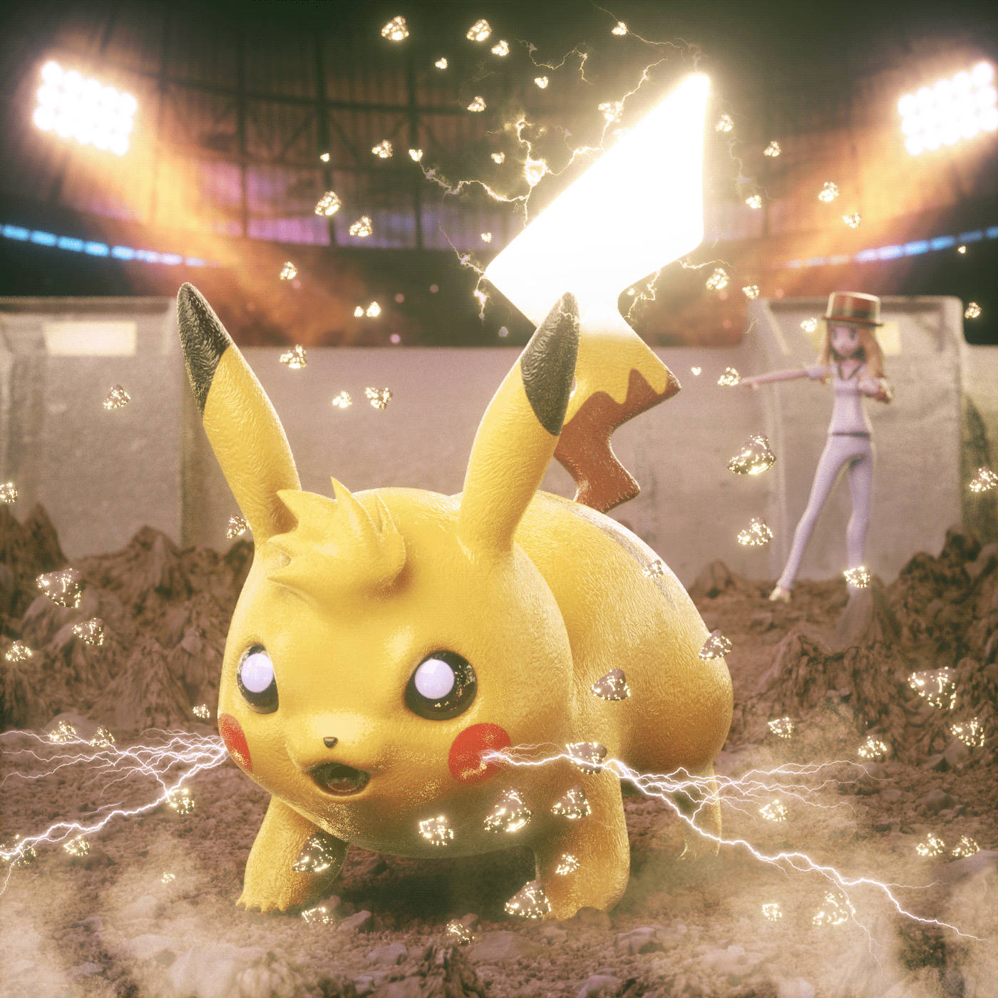 1400X1400 Pikachu Wallpaper and Background