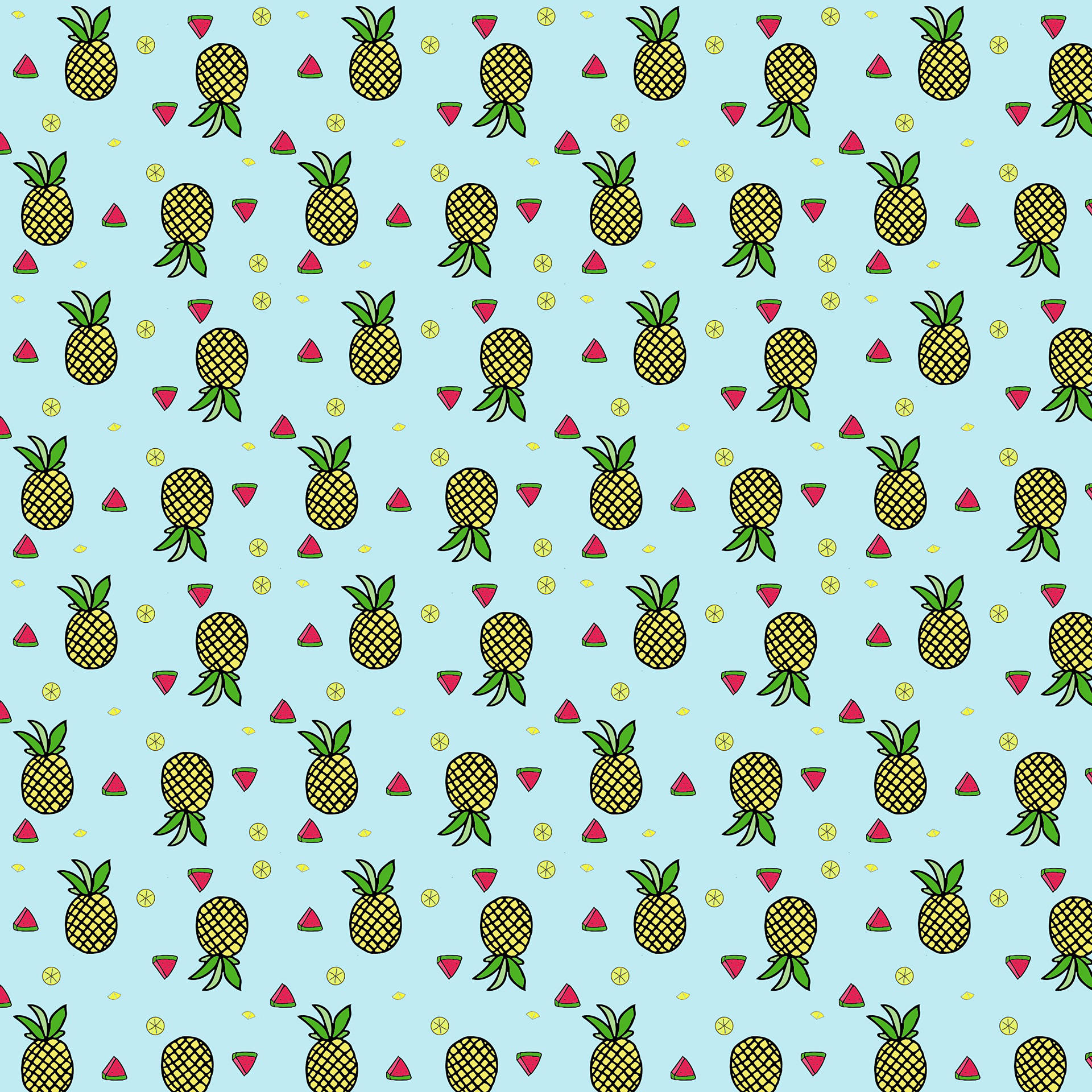 3000X3000 Pineapple Wallpaper and Background