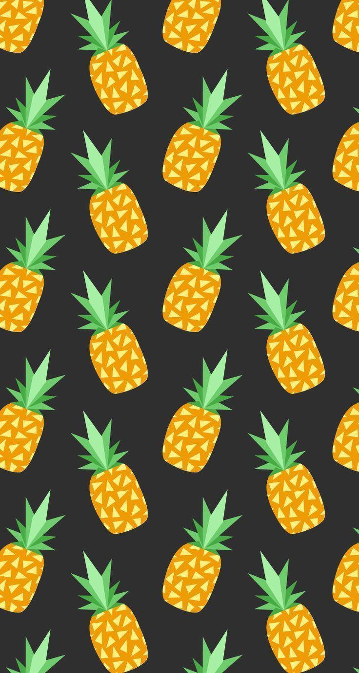 736X1377 Pineapple Wallpaper and Background