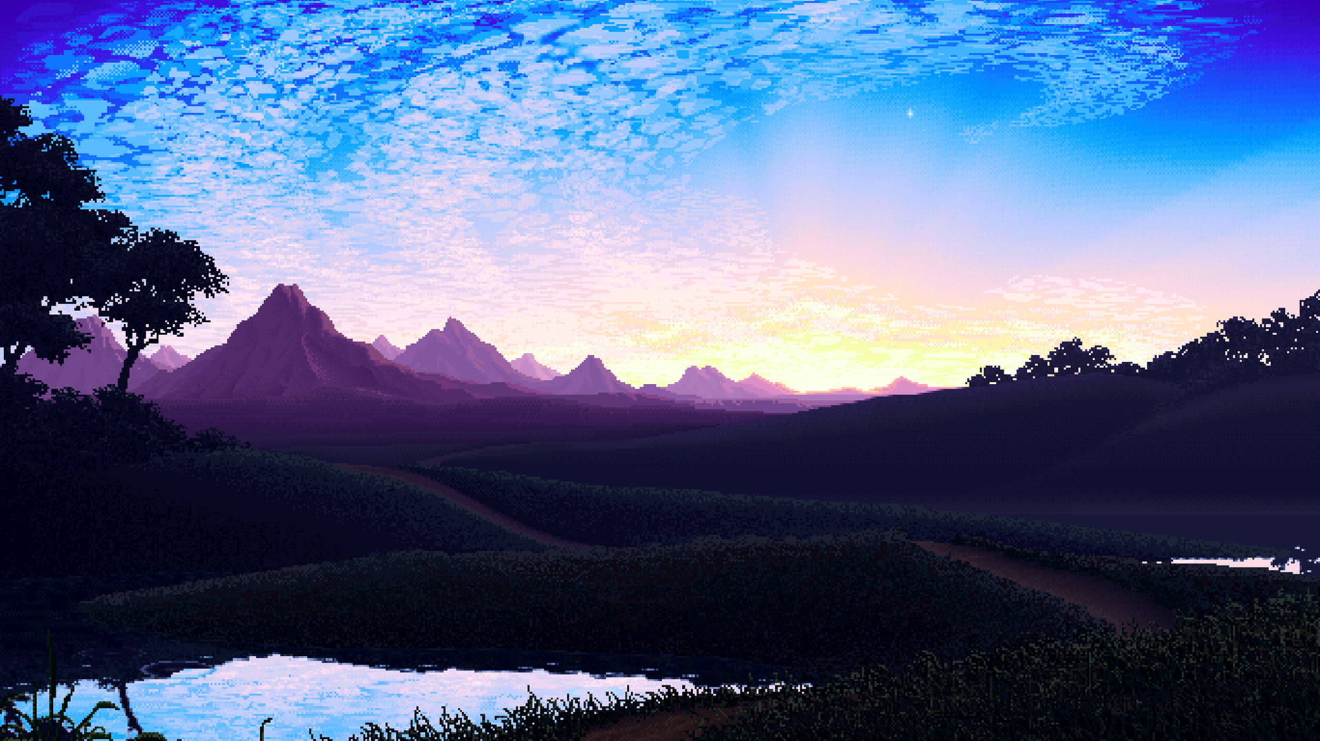 Pixel Art 1920X1079 Wallpaper and Background Image