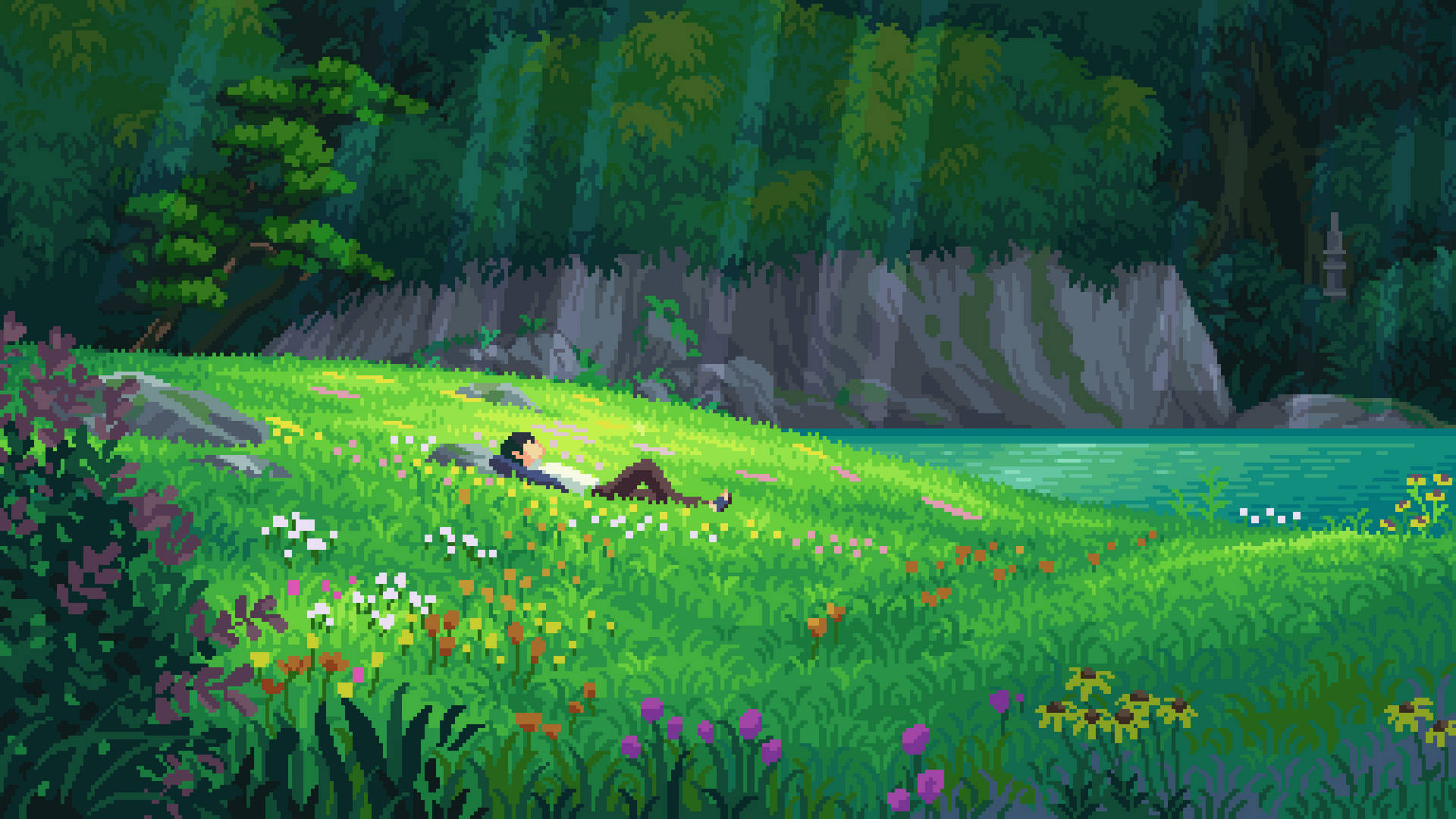 Pixel Art 3840X2160 Wallpaper and Background Image