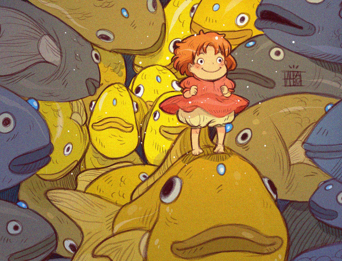 Ponyo 1200X918 Wallpaper and Background Image