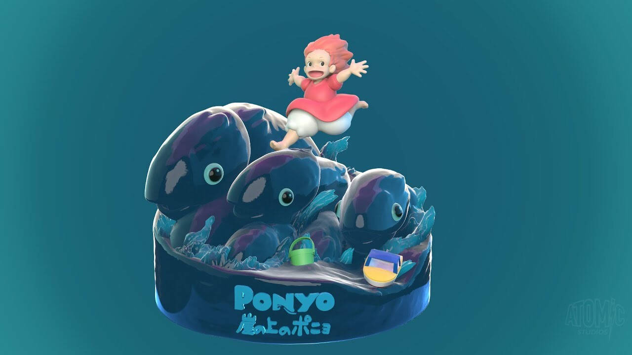 Ponyo 1280X720 Wallpaper and Background Image
