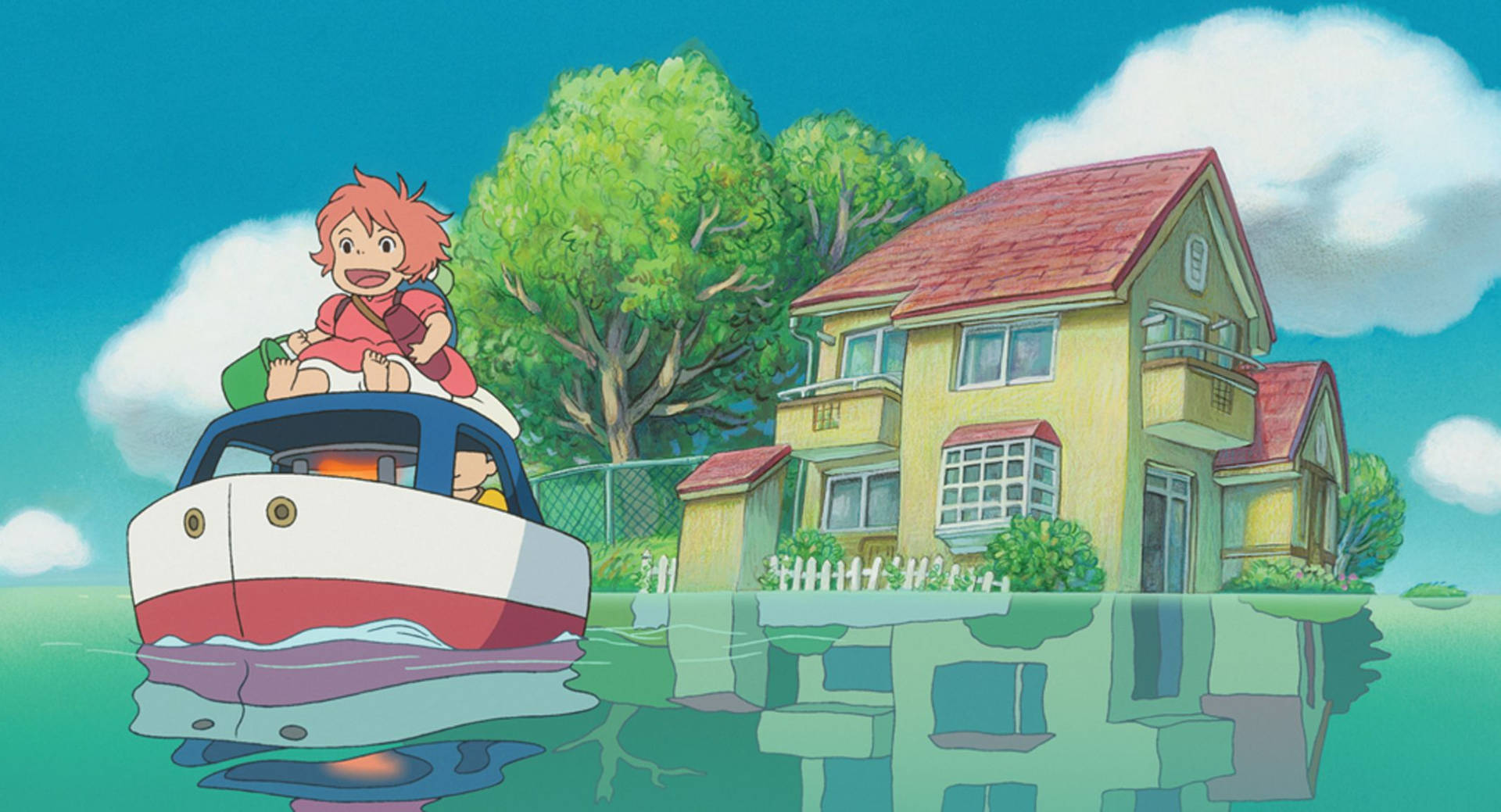 Ponyo 2133X1154 Wallpaper and Background Image