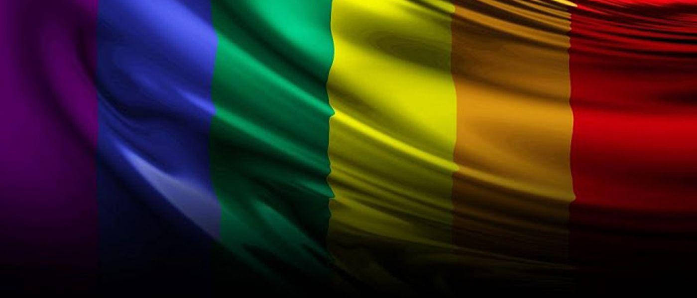 1400X600 Pride Flag Wallpaper and Background