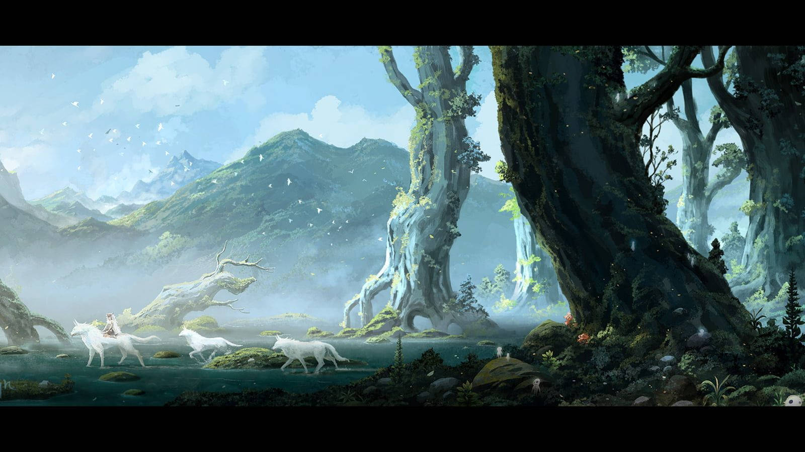 Princess Mononoke 1600X900 Wallpaper and Background Image