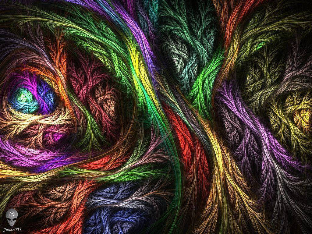 1024X768 Psychedelic Wallpaper and Background