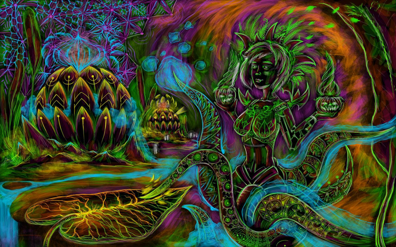 1280X800 Psychedelic Wallpaper and Background