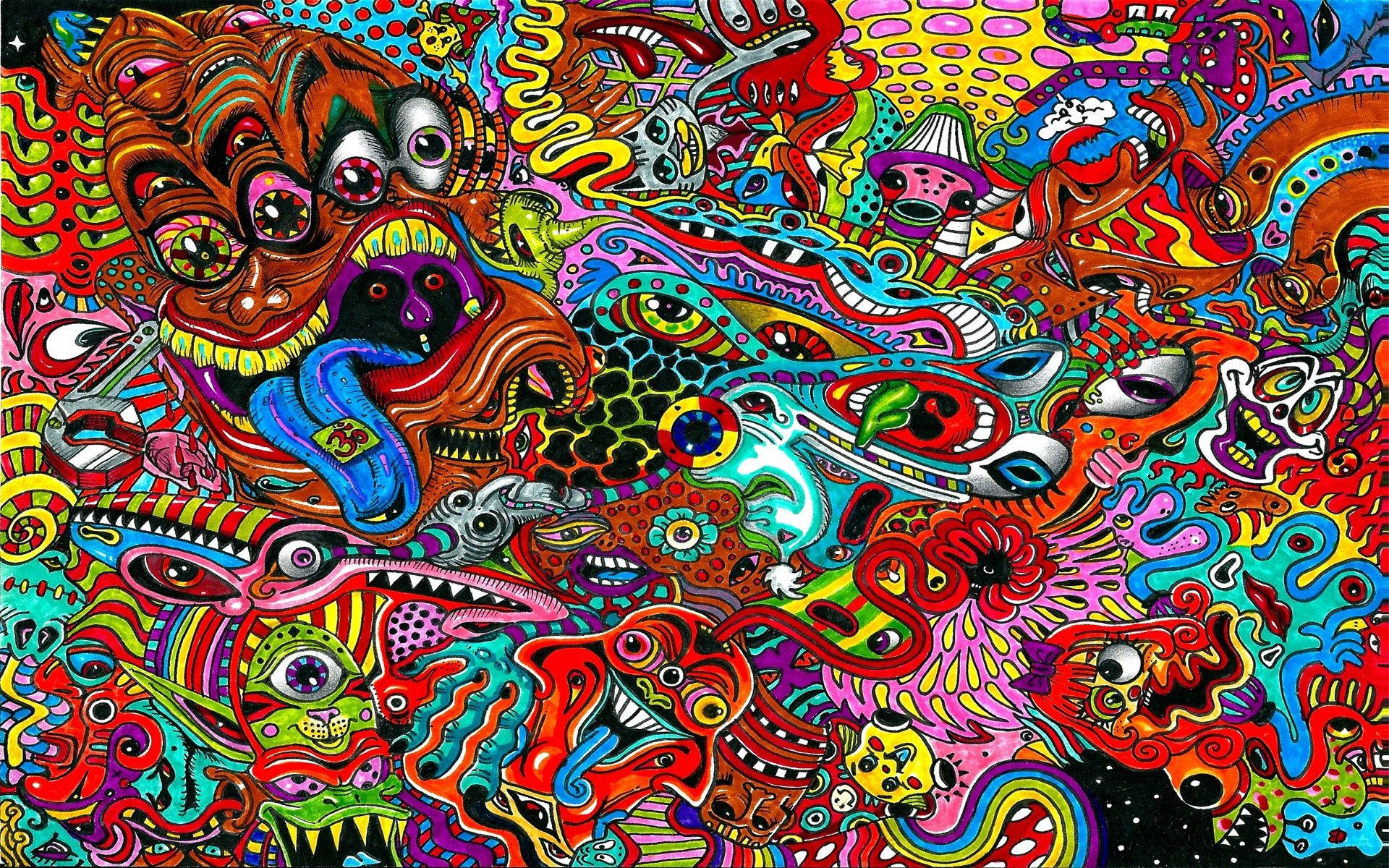 1920X1200 Psychedelic Wallpaper and Background