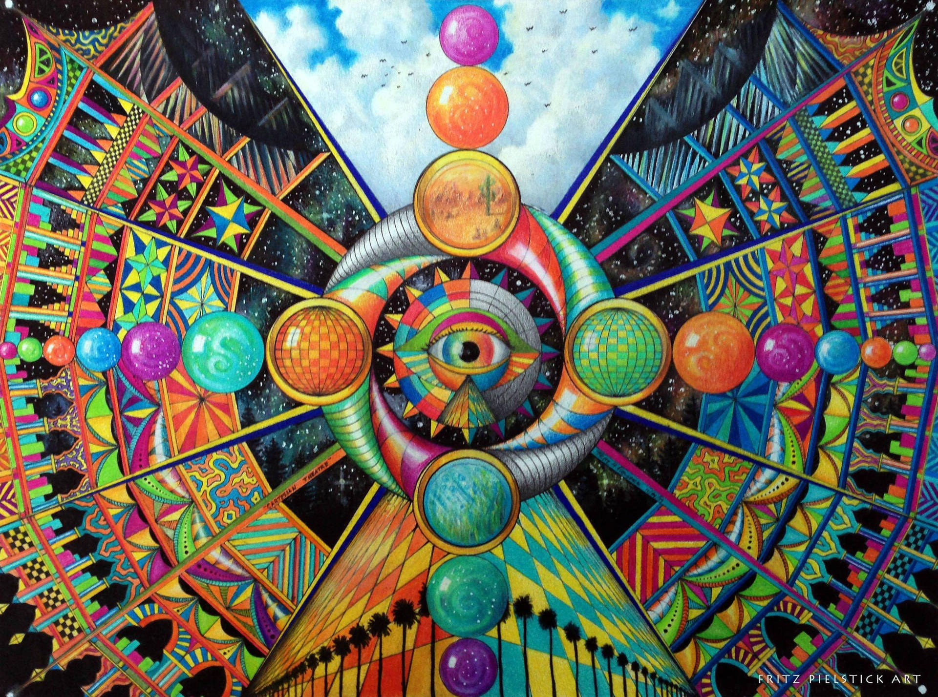 Psychedelic 2669X1985 Wallpaper and Background Image