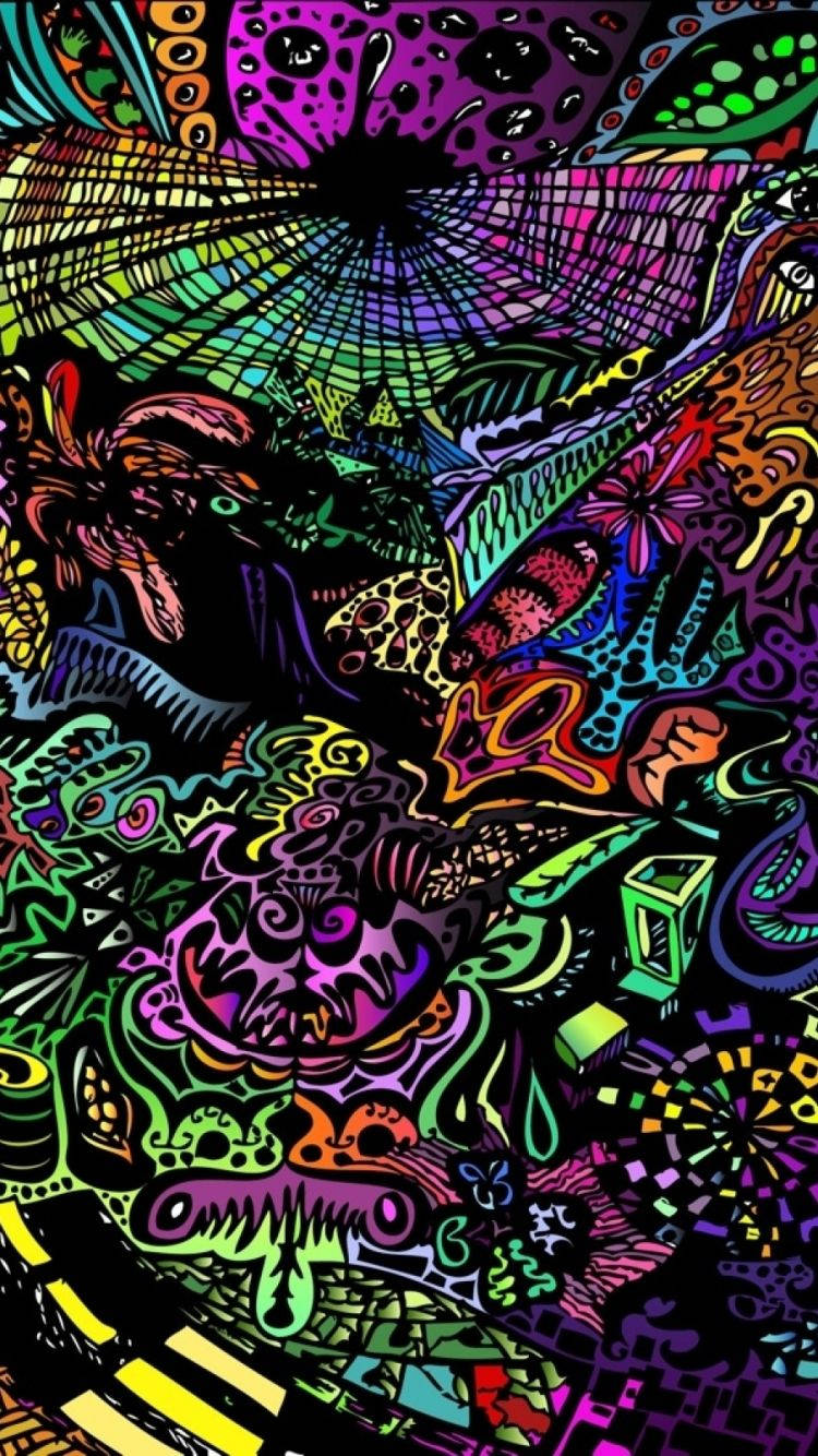 Psychedelic 750X1334 Wallpaper and Background Image