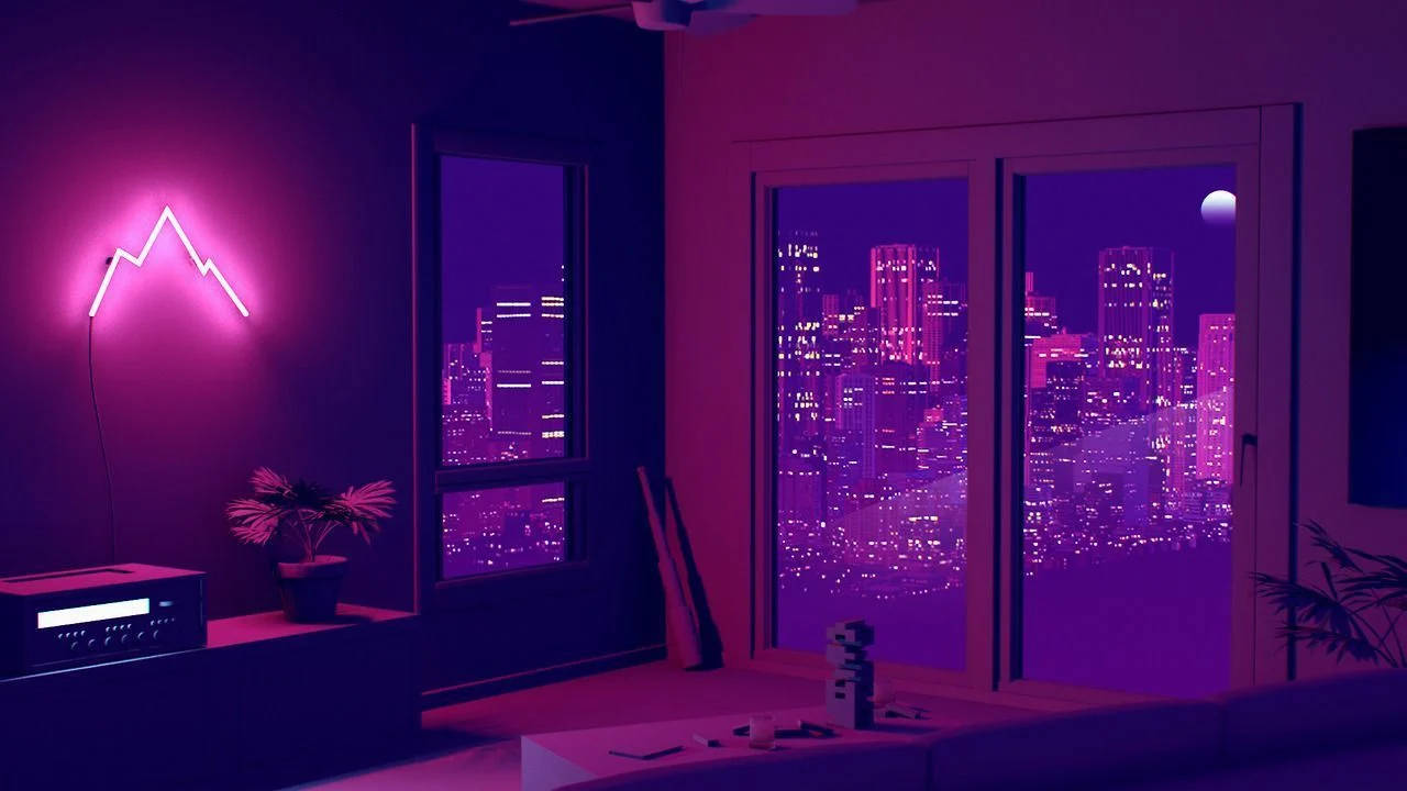 1280X720 Purple Aesthetic Wallpaper and Background