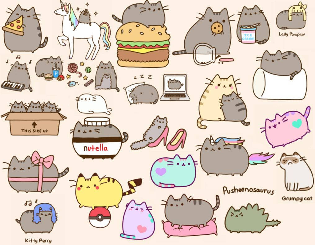 Pusheen 1015X788 Wallpaper and Background Image