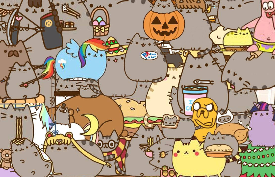 Pusheen 1111X719 Wallpaper and Background Image