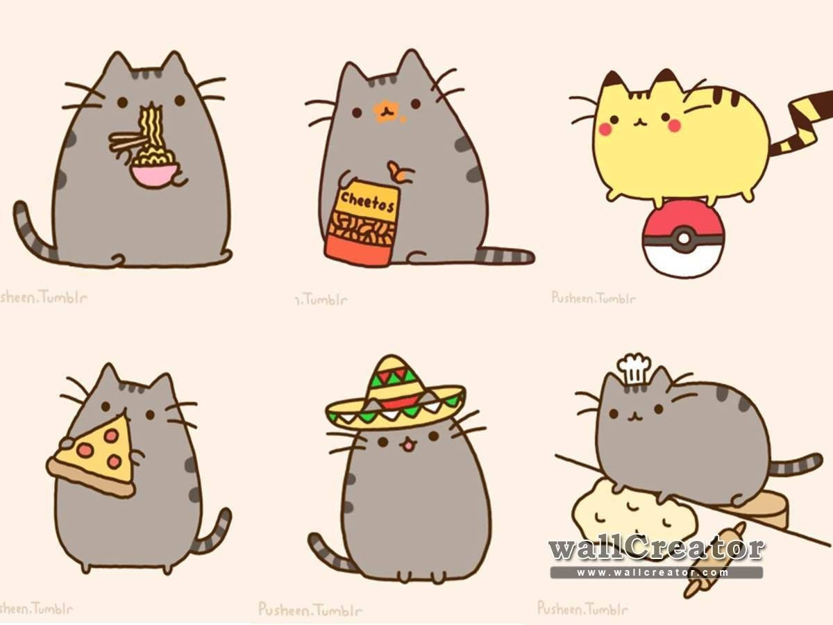 1200X900 Pusheen Wallpaper and Background