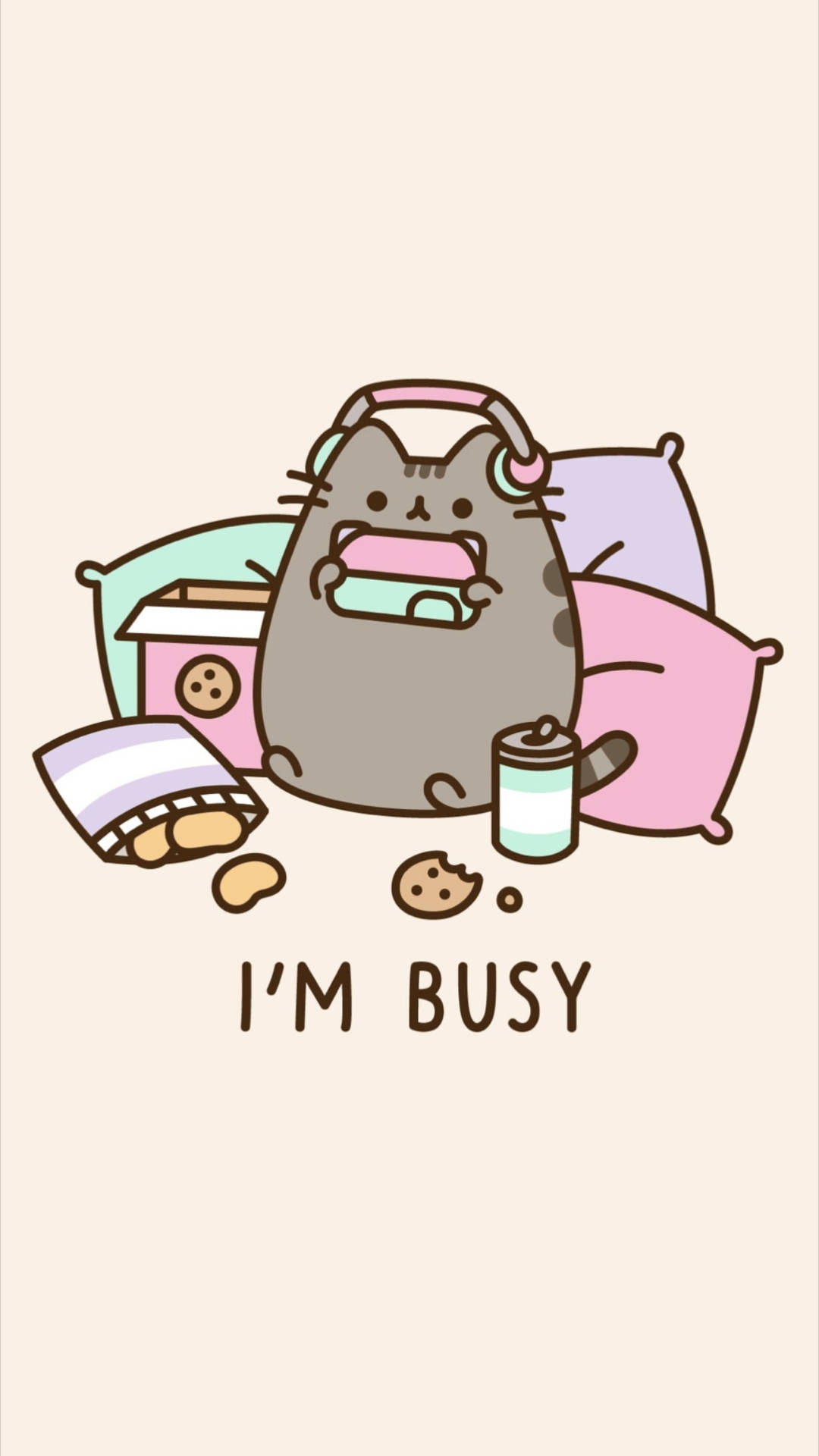 Pusheen 1242X2208 Wallpaper and Background Image