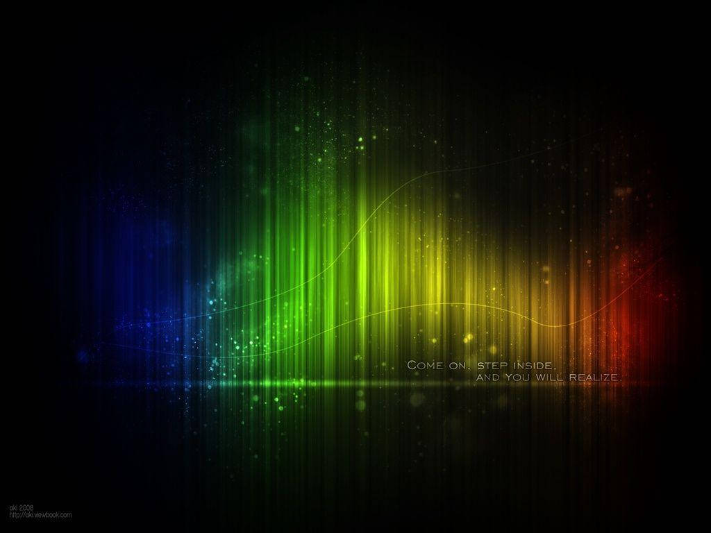 1024X768 Rainbow Wallpaper and Background