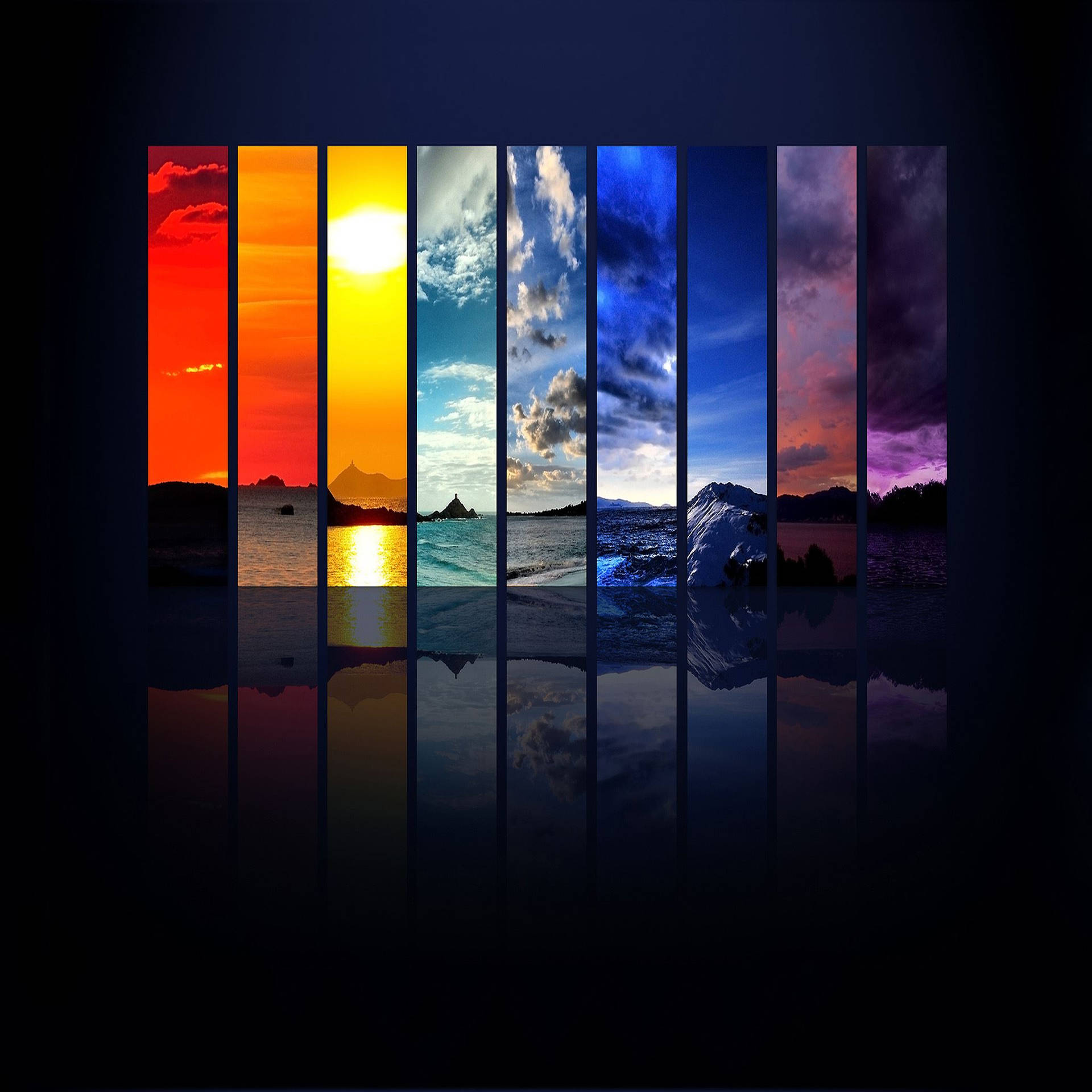 Rainbow Aesthetic 2048X2048 Wallpaper and Background Image