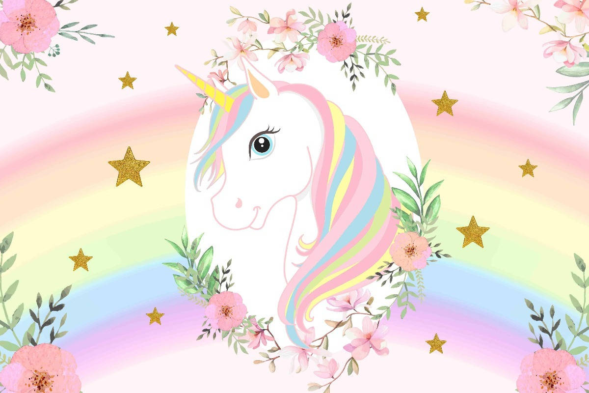 Rainbow Unicorn 1200X800 Wallpaper and Background Image