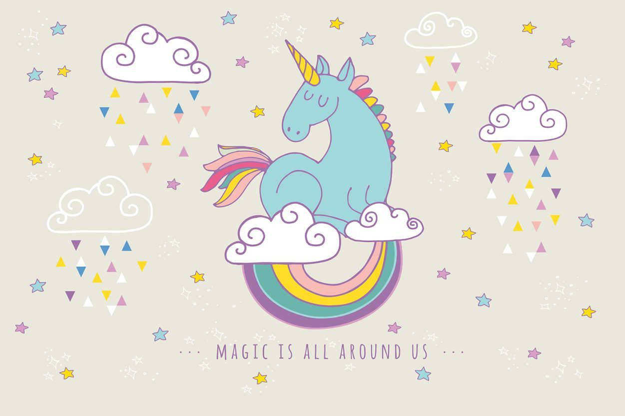 Rainbow Unicorn 1251X833 Wallpaper and Background Image