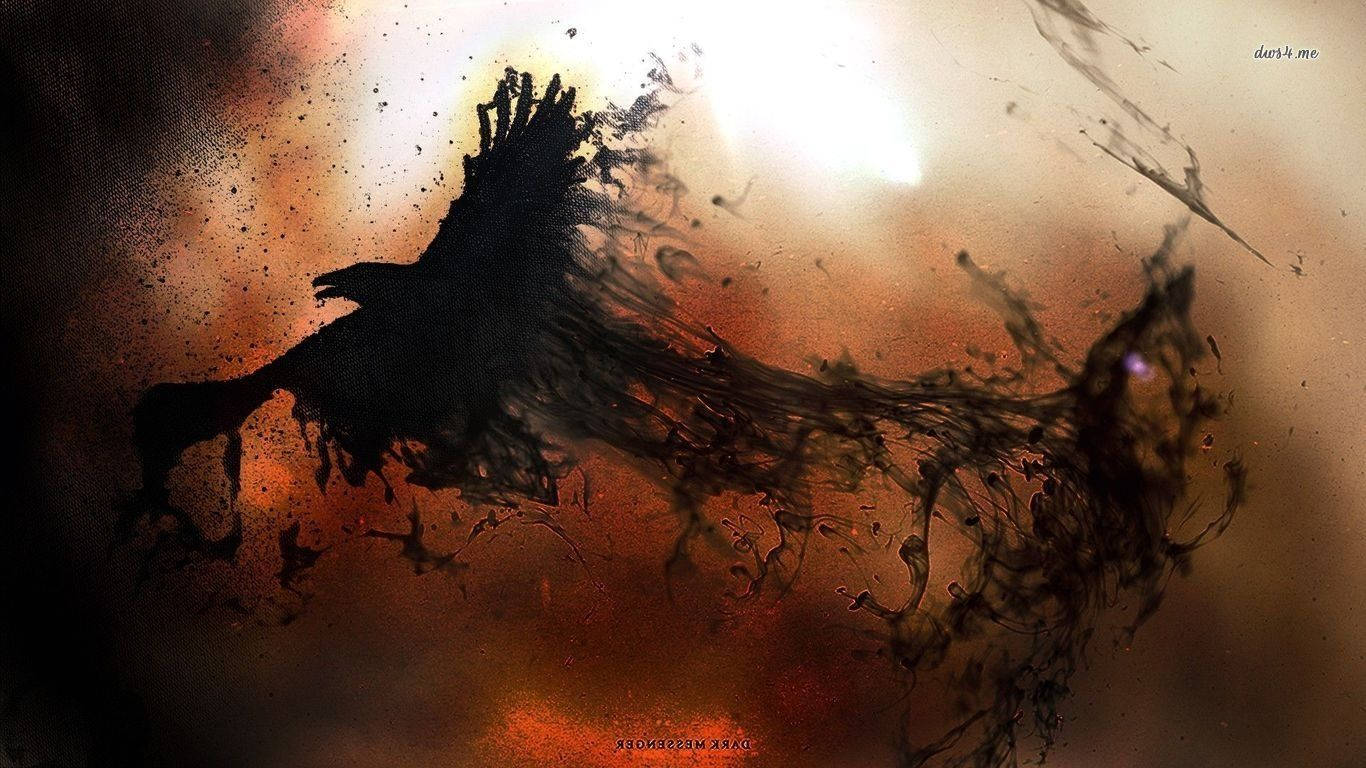 Raven 1366X768 Wallpaper and Background Image