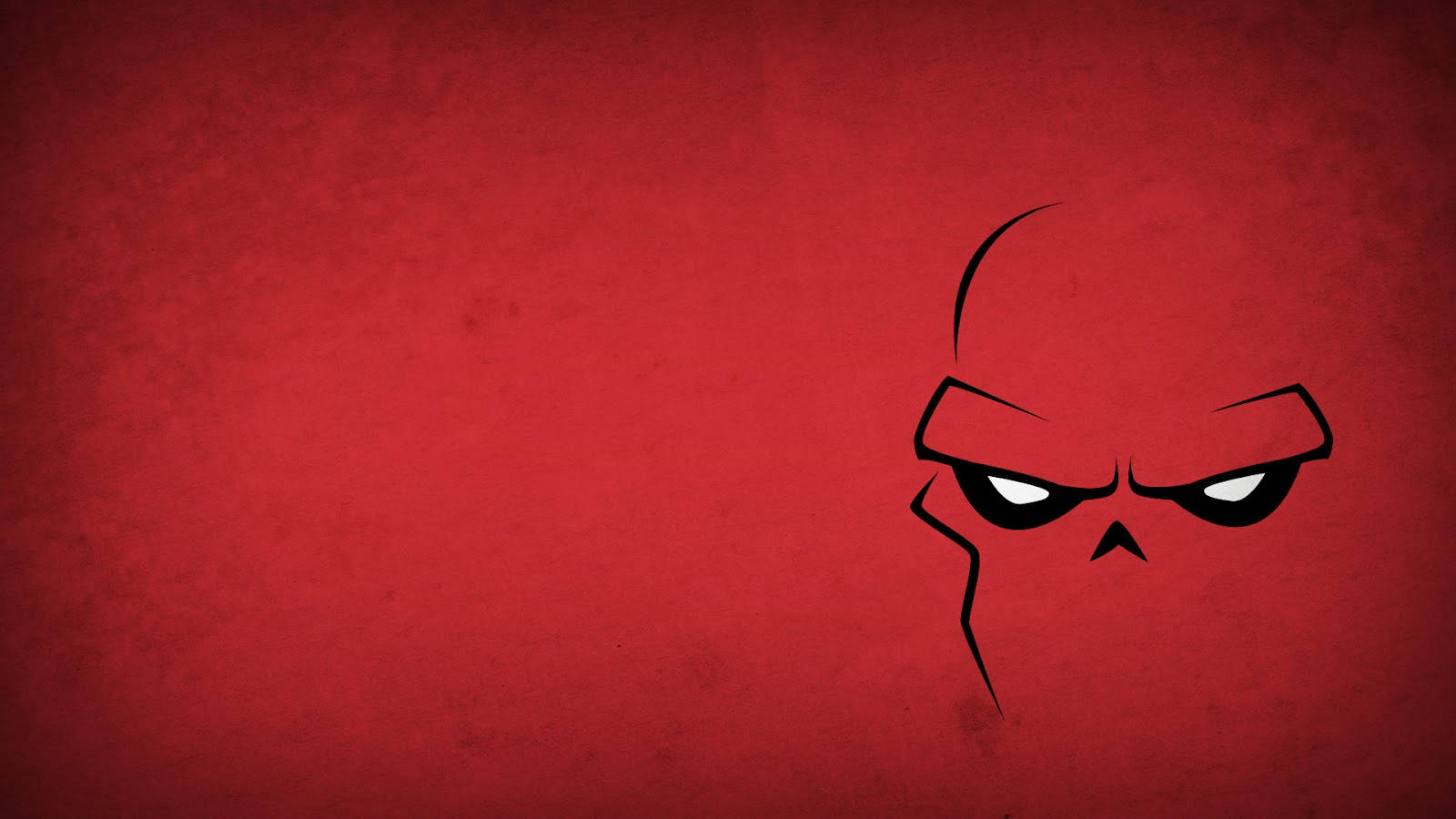 1600X900 Red Skull Wallpaper and Background