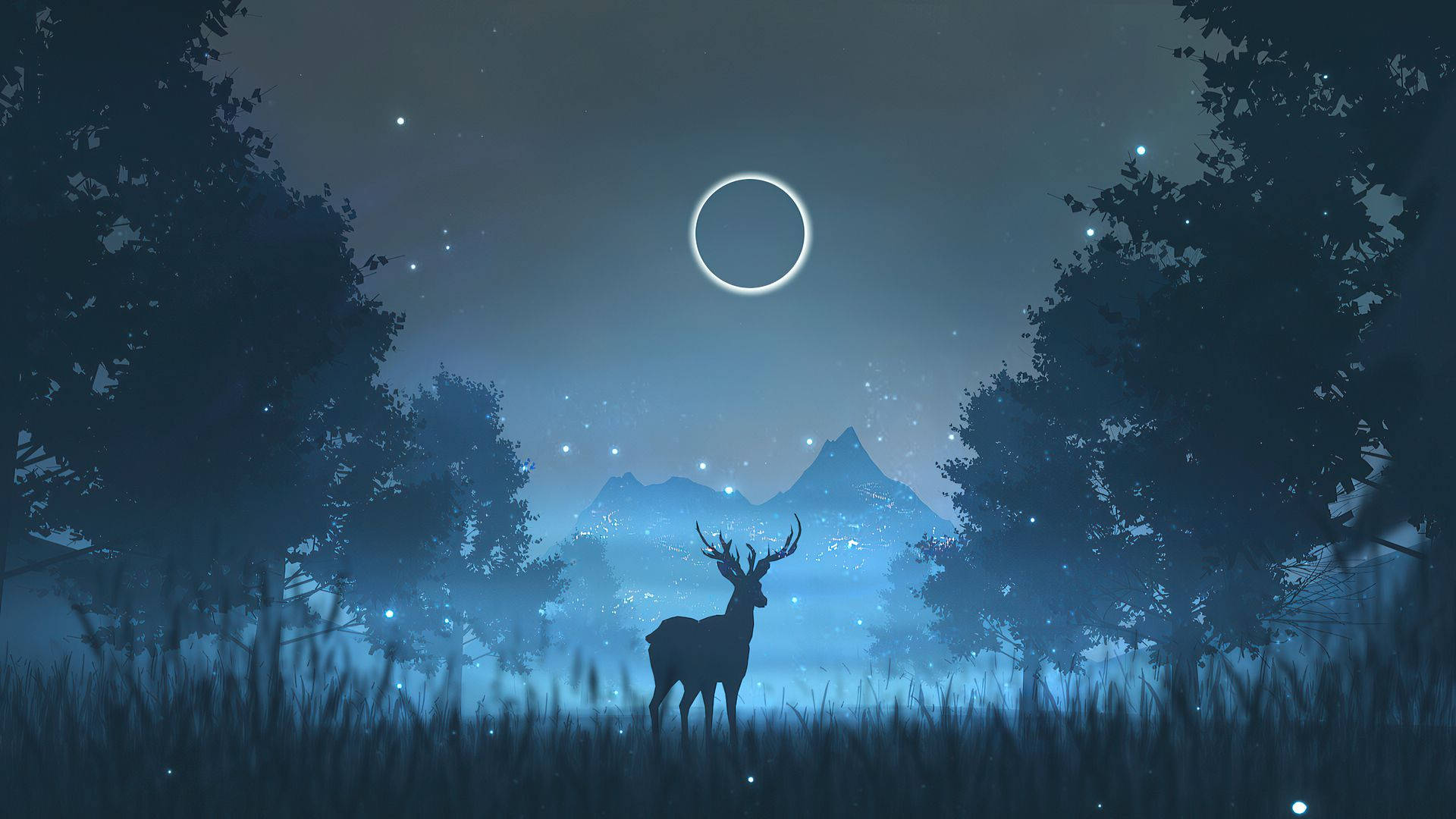 1920X1080 Reindeer Wallpaper and Background