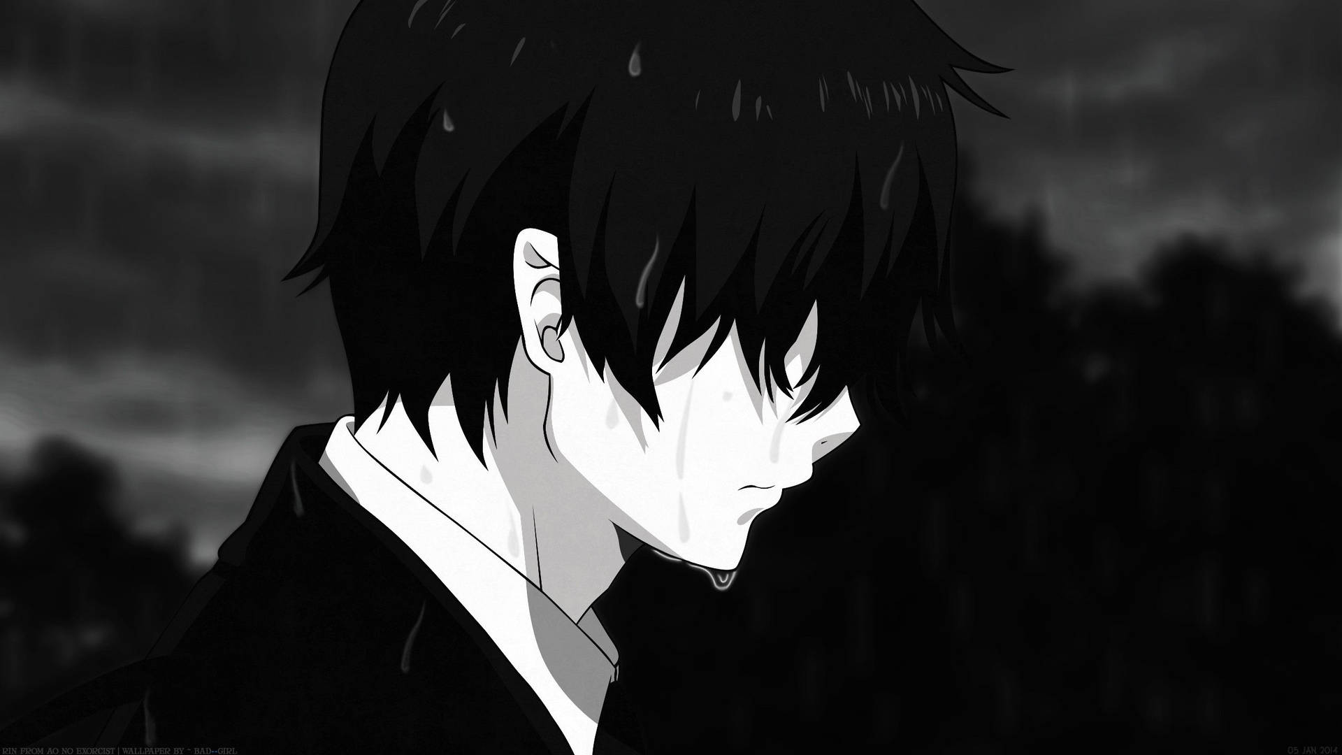 Sad Anime 2560X1440 Wallpaper and Background Image