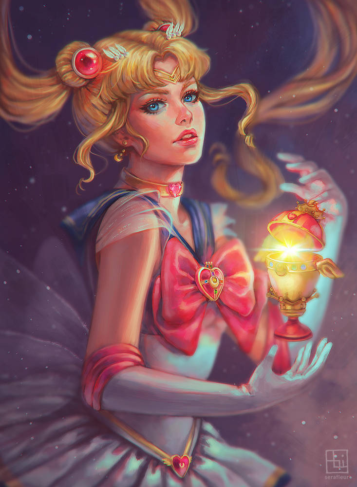 Sailor Moon 733X1000 Wallpaper and Background Image