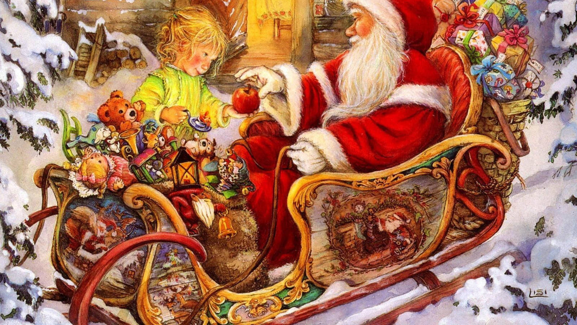 Santa Claus 2560X1440 Wallpaper and Background Image