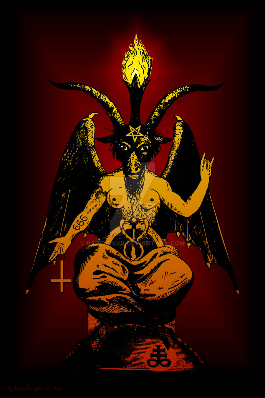 900X1350 Satanic Wallpaper and Background