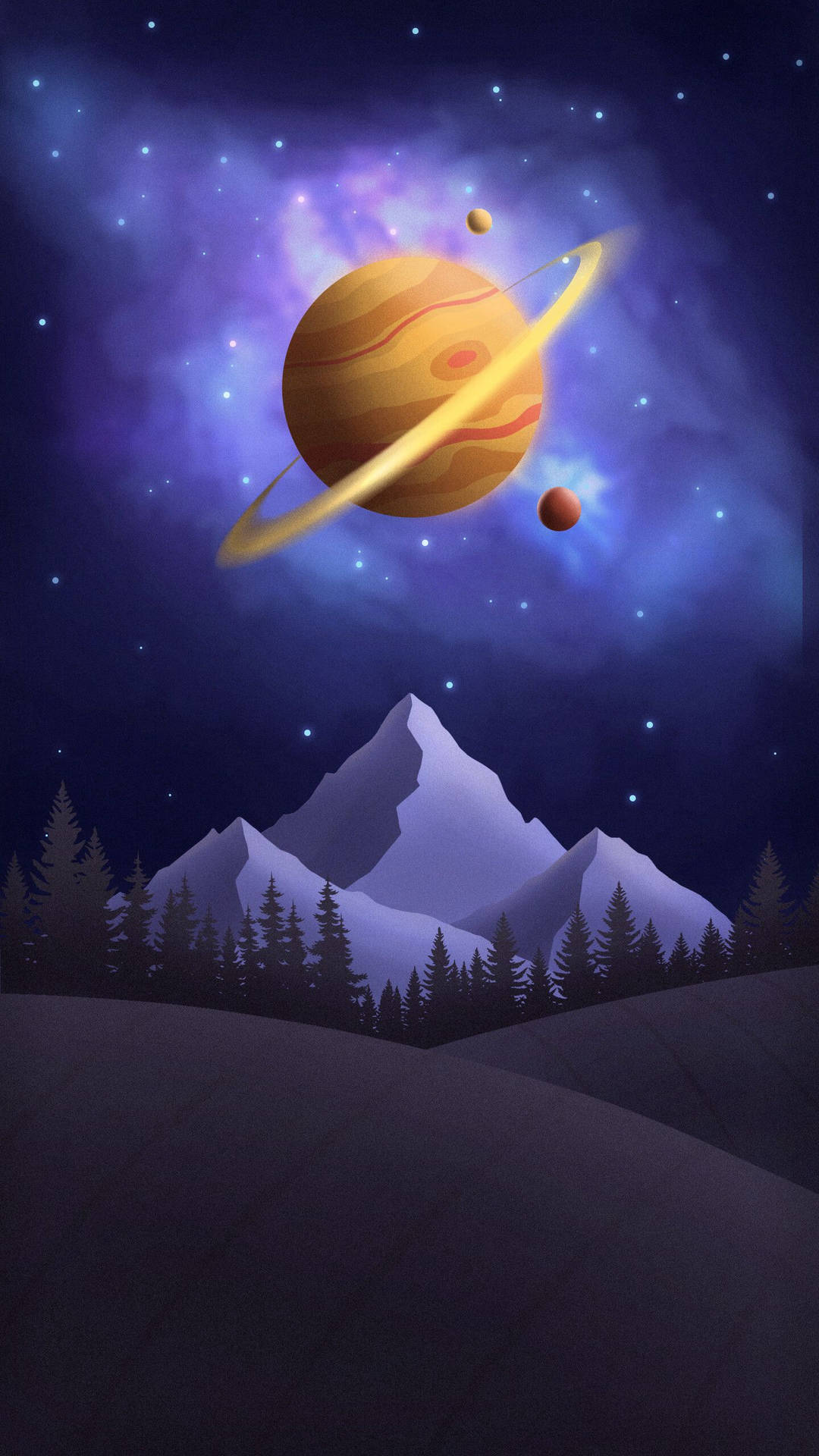 1440X2560 Saturn Wallpaper and Background