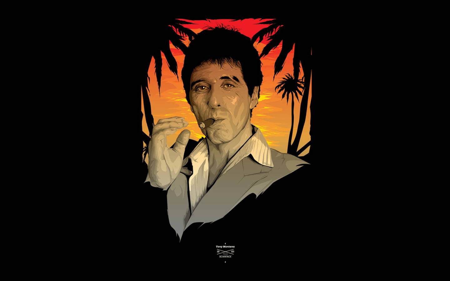 Scarface 1440X900 Wallpaper and Background Image