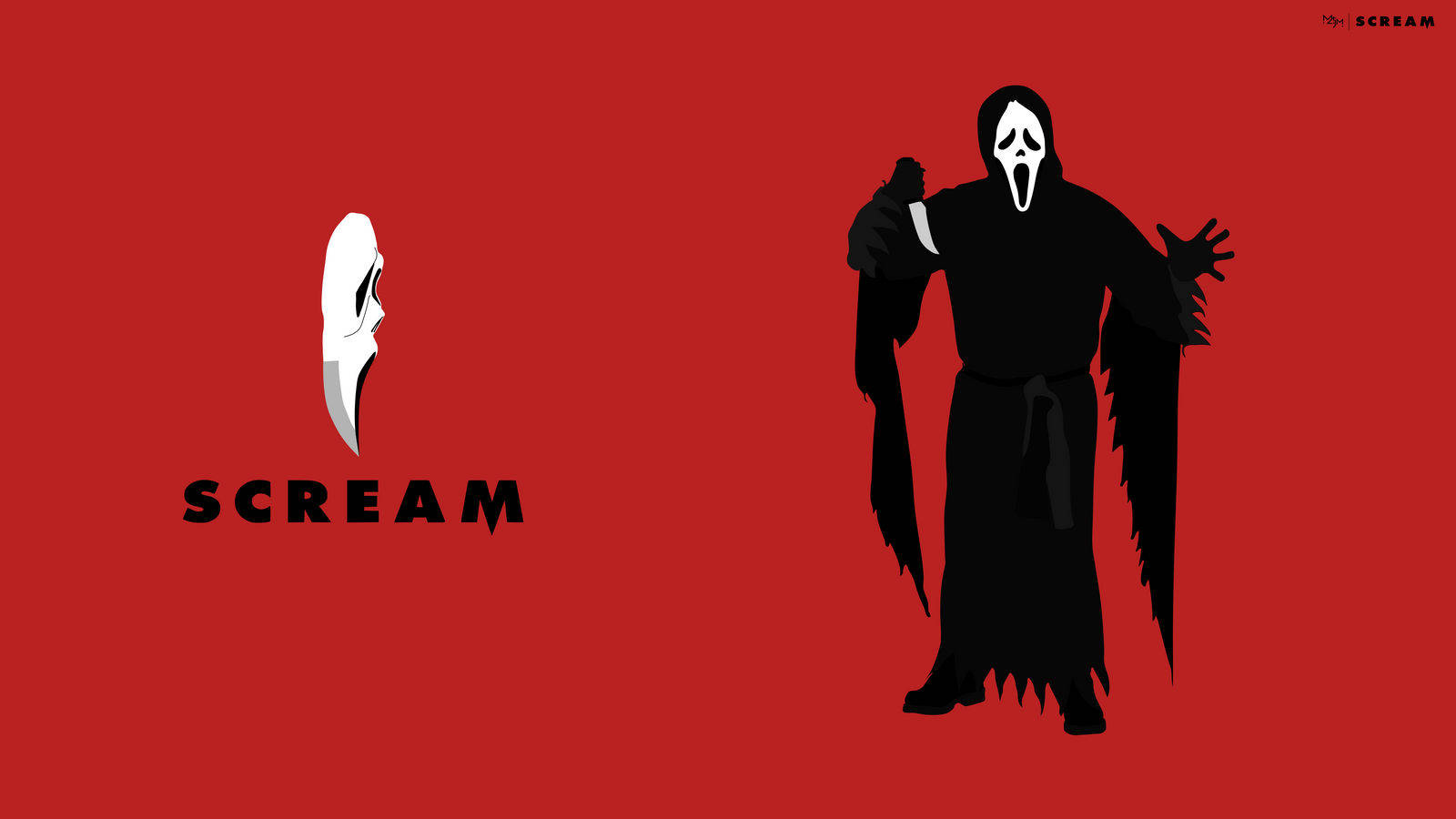 Scream 1600X900 wallpaper