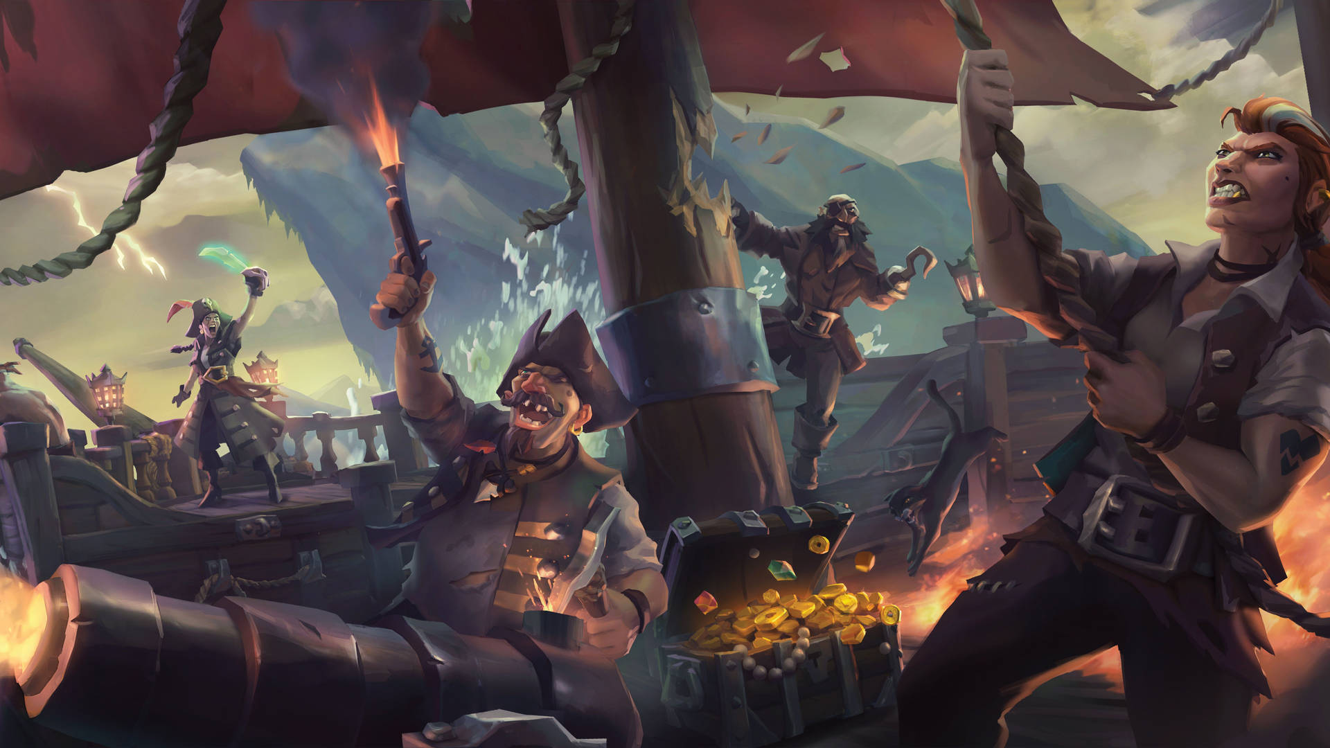 Sea Of Thieves 7680X4320 Wallpaper and Background Image
