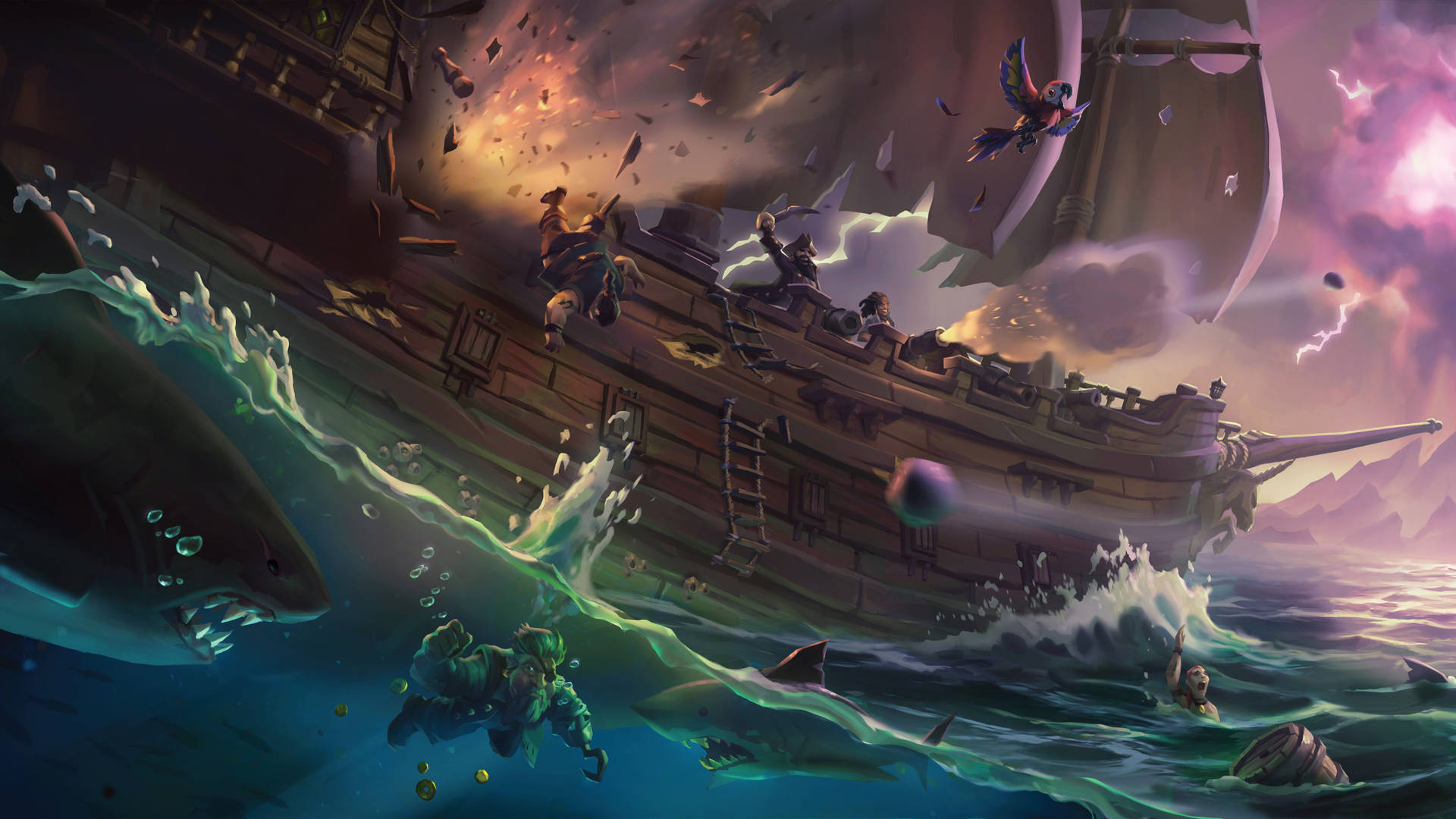 7680X4320 Sea Of Thieves Wallpaper and Background