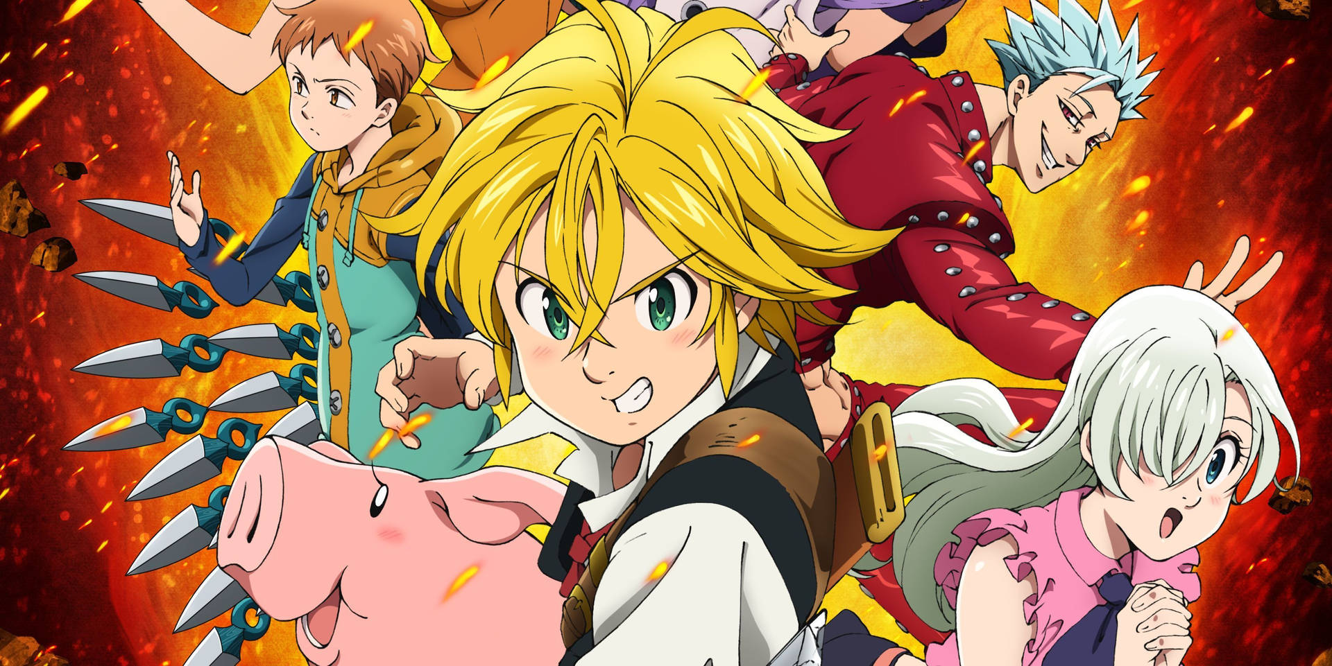 Seven Deadly Sins 3321X1662 Wallpaper and Background Image