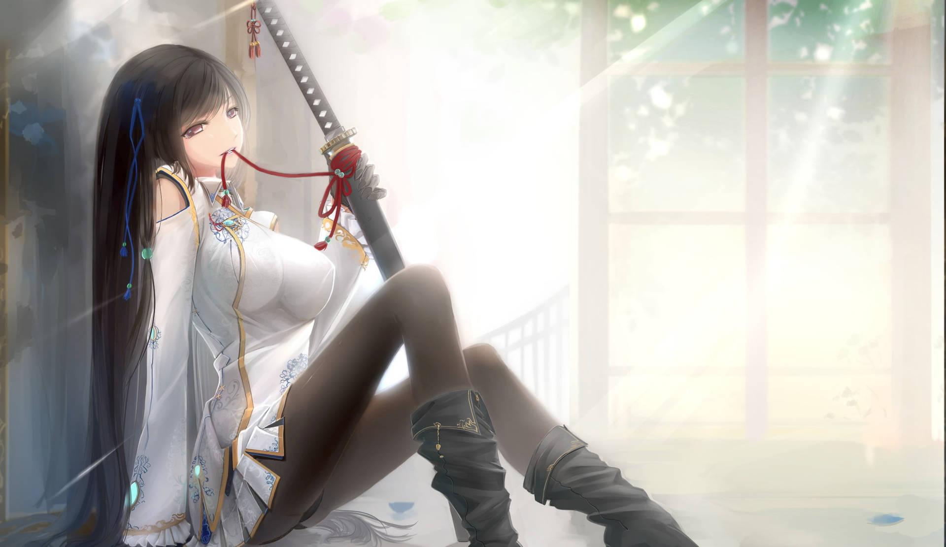 2389X1382 Sexy Anime Wallpaper and Background