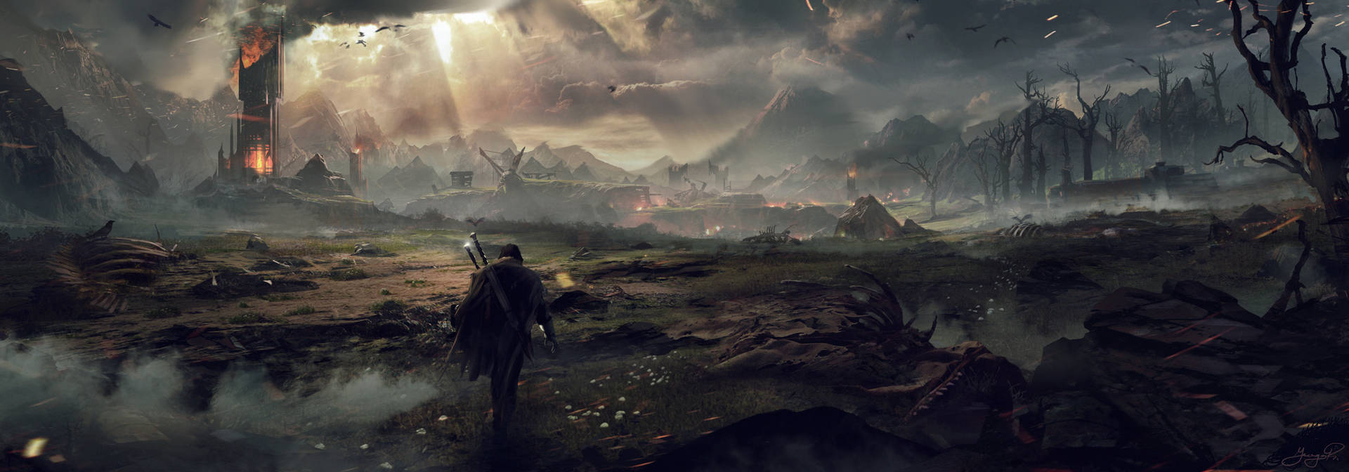 Shadow Of Mordor 7475X2615 Wallpaper and Background Image