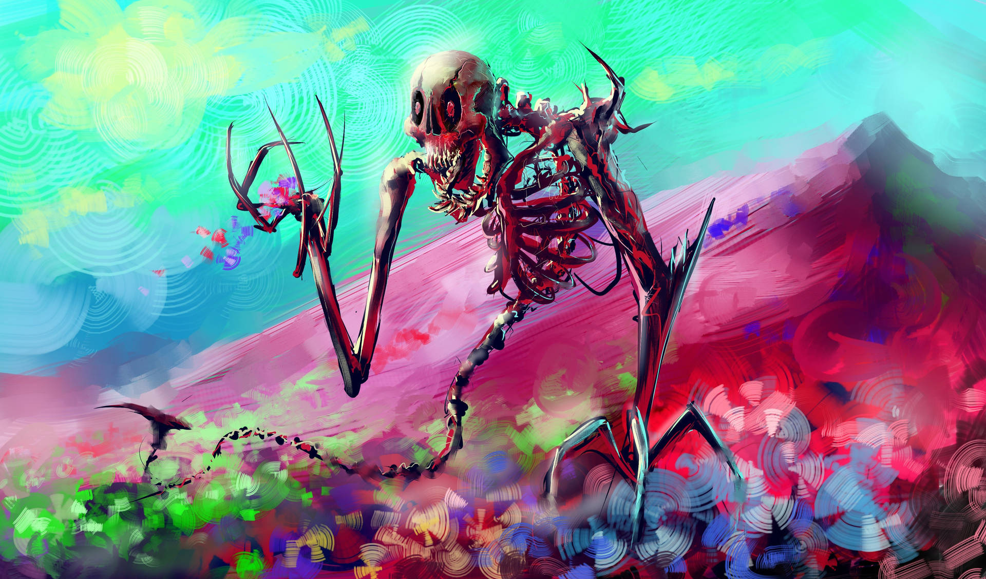 Skeleton 4200X2468 Wallpaper and Background Image