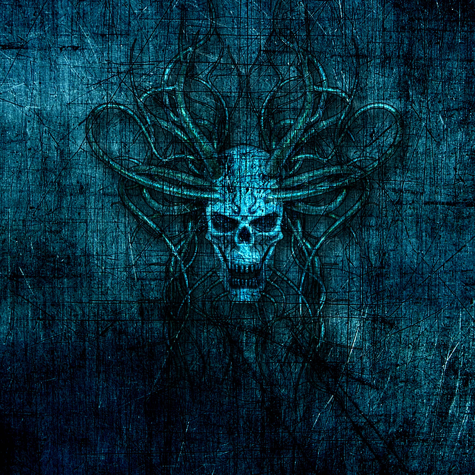 3000X3000 Skull Wallpaper and Background