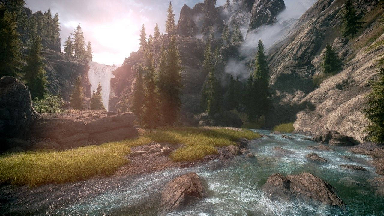 1280X720 Skyrim Wallpaper and Background